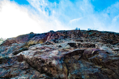 Panoramic view of mountain against sky