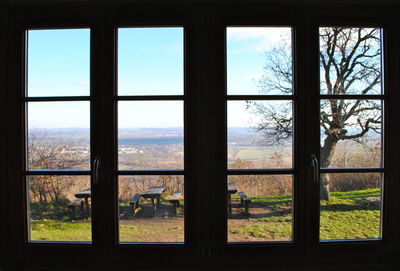 Built structure with windows