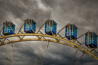 Low angle view of bridge against sky