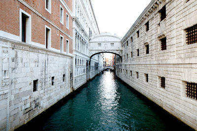 Grand canal amidst buildings against sky