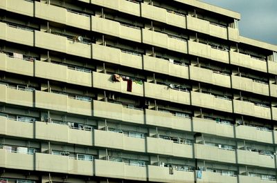 Low angle view of modern building