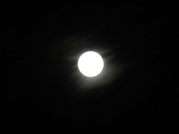 Low angle view of moon