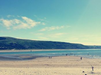 Scenic view of beach