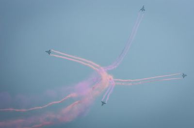 Blurred motion of people