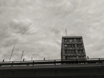 Low angle view of building against sky
