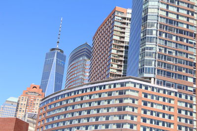 Low angle view of skyscrapers