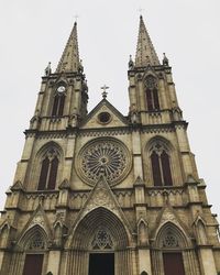 Low angle view of a clock tower