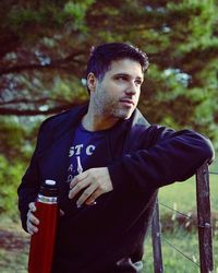 Portrait of young man