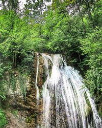 Waterfall in forest