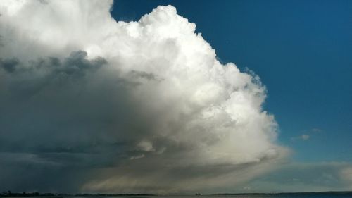 Low angle view of cloudy sky