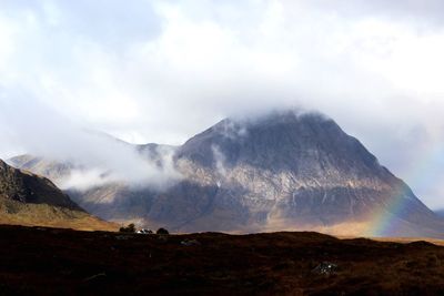 View of mountain range