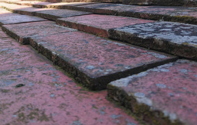 Full frame shot of cobblestone