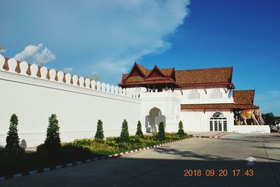 View of historic building against sky