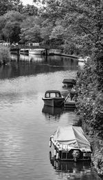 Boats in river