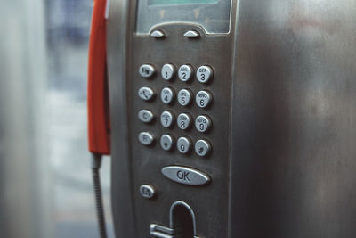 Close-up of computer keyboard