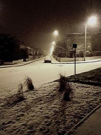 Road at night