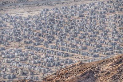High angle view of landscape