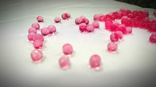 Close-up of ice cream on table