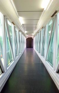 Long empty corridor