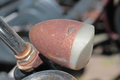 Close-up of object on table