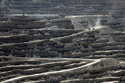 Full frame shot of rocks on land