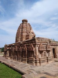 Exterior of temple against sky