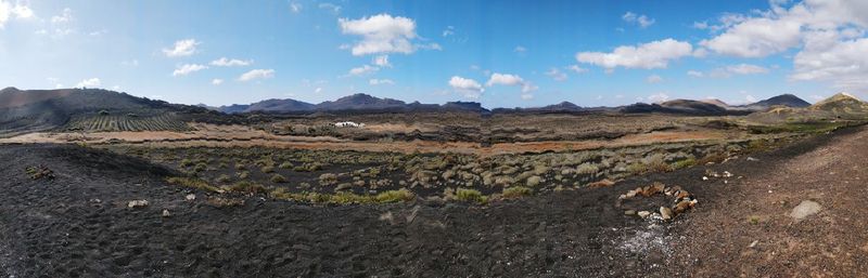 Panoramic view of landscape against sky