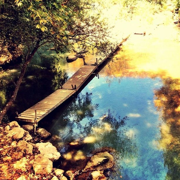 water, reflection, tree, lake, tranquility, nature, tranquil scene, beauty in nature, river, scenics, plant, growth, waterfront, outdoors, day, leaf, no people, branch, sky, idyllic