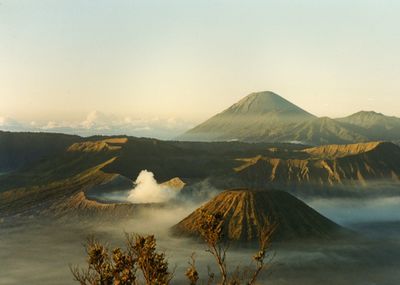 Scenic view of mountains