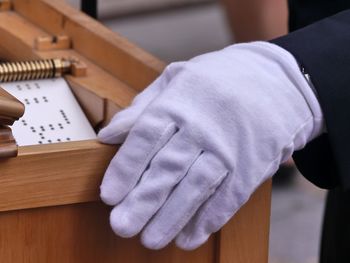 Close-up of table