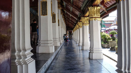 Corridor of building