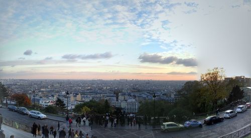 View of cityscape against sky