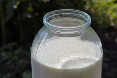 Close-up of glass of drink