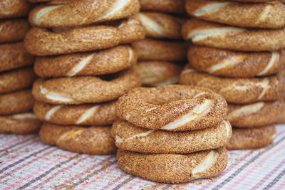 Close-up of food on table