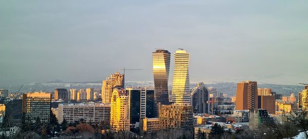 Cityscape against sky