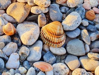 Full frame shot of stones