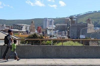 Full length of woman standing in city