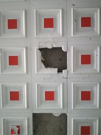 Full frame shot of closed door