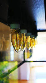 Close-up of electric fan