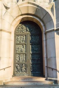 Entrance of building