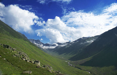 Panoramic view of landscape against sky