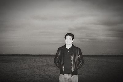 Man standing in water