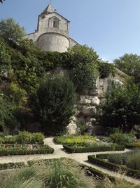 Built structure with trees in background