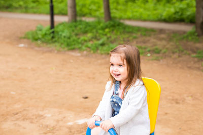 Portrait of smiling girl