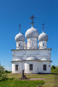 Low angle view of church