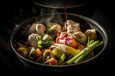 Close-up of vegetables in bowl