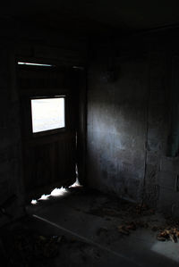 Interior of abandoned room
