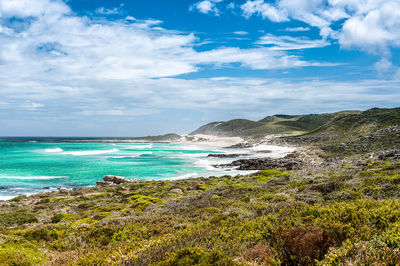 Scenic view of calm sea