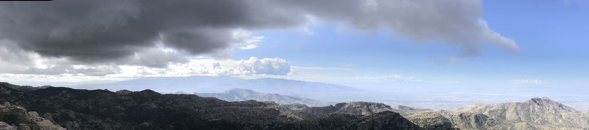 Panoramic view of landscape against sky