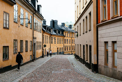 Street amidst buildings in town